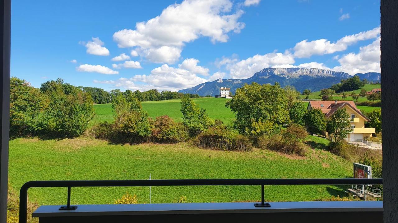 Ferienwohnung Magnifique Vue Montage Studio Parking Gratuit Annecy Exterior foto