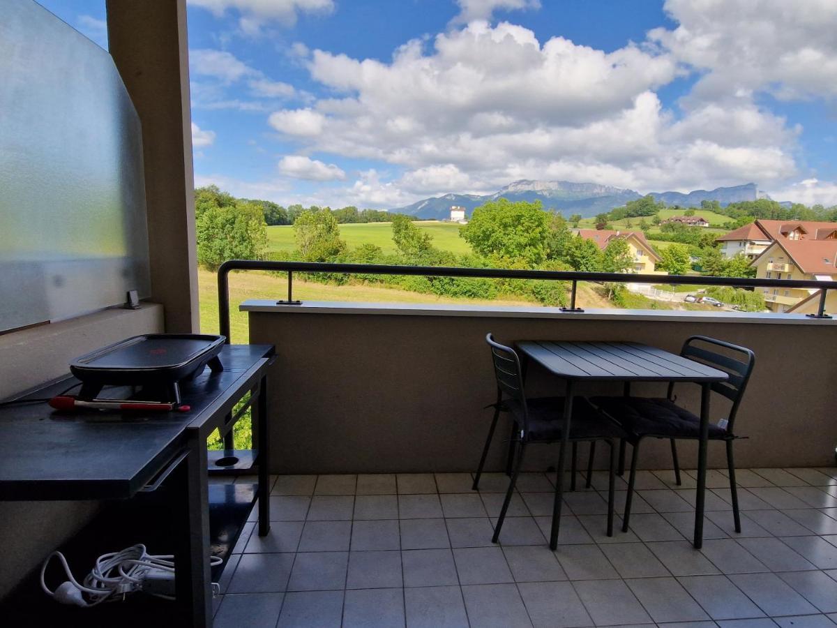 Ferienwohnung Magnifique Vue Montage Studio Parking Gratuit Annecy Exterior foto